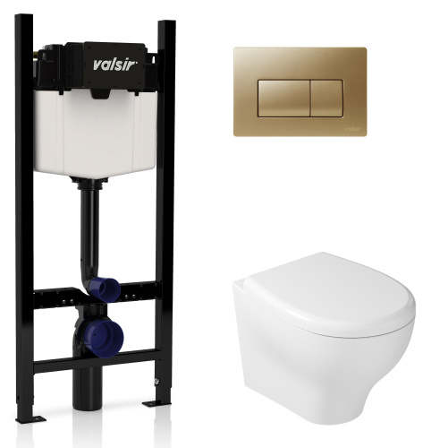 Комплект унитаза с инсталляцией VALSIR KIT VSVSMG 7212 Slim